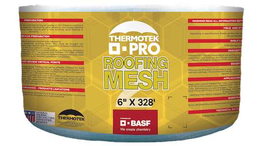 THERMOTEK PRO ROOFING FABRIC MESH 6 In X 328 Ft. | Thermotek Pro